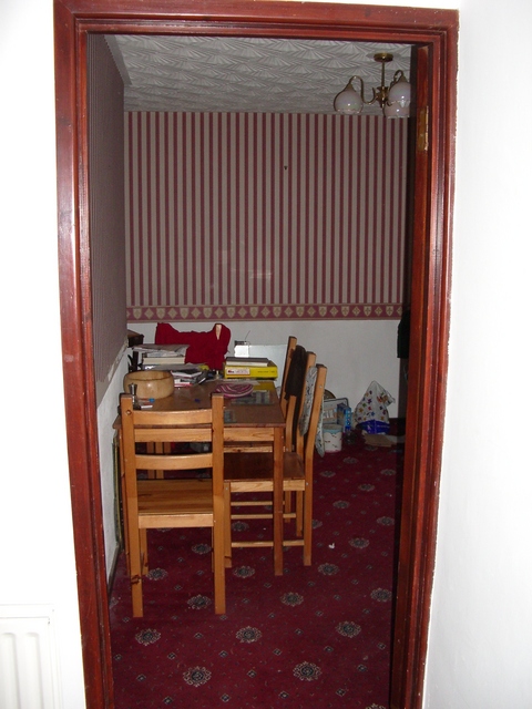 Dining room, through the door