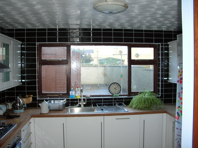 Kitchen, from the door to the dining room