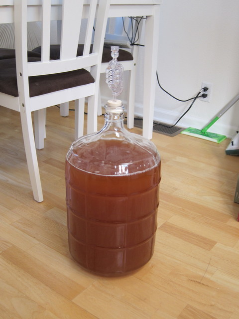 Secondary fermenter ready to go