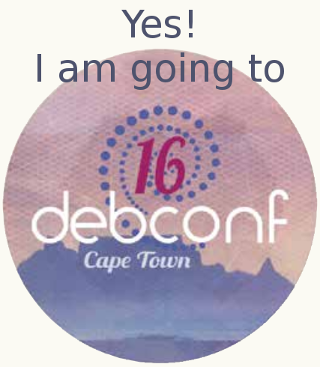 Going to DebConf16